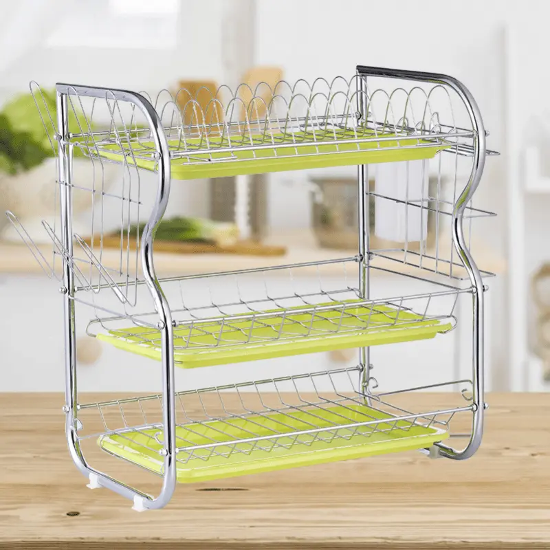 New 3 Layer Kitchen Dish Rack - Image 4