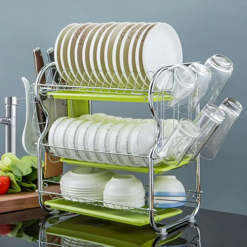 New 3 Layer Kitchen Dish Rack