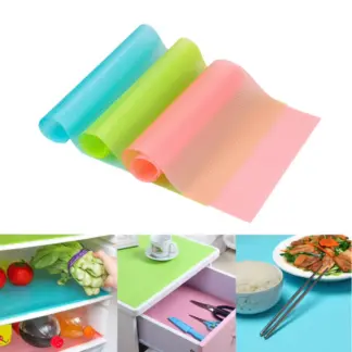 4pcs Set Fridge Mat Waterproof Refrigerator Mat