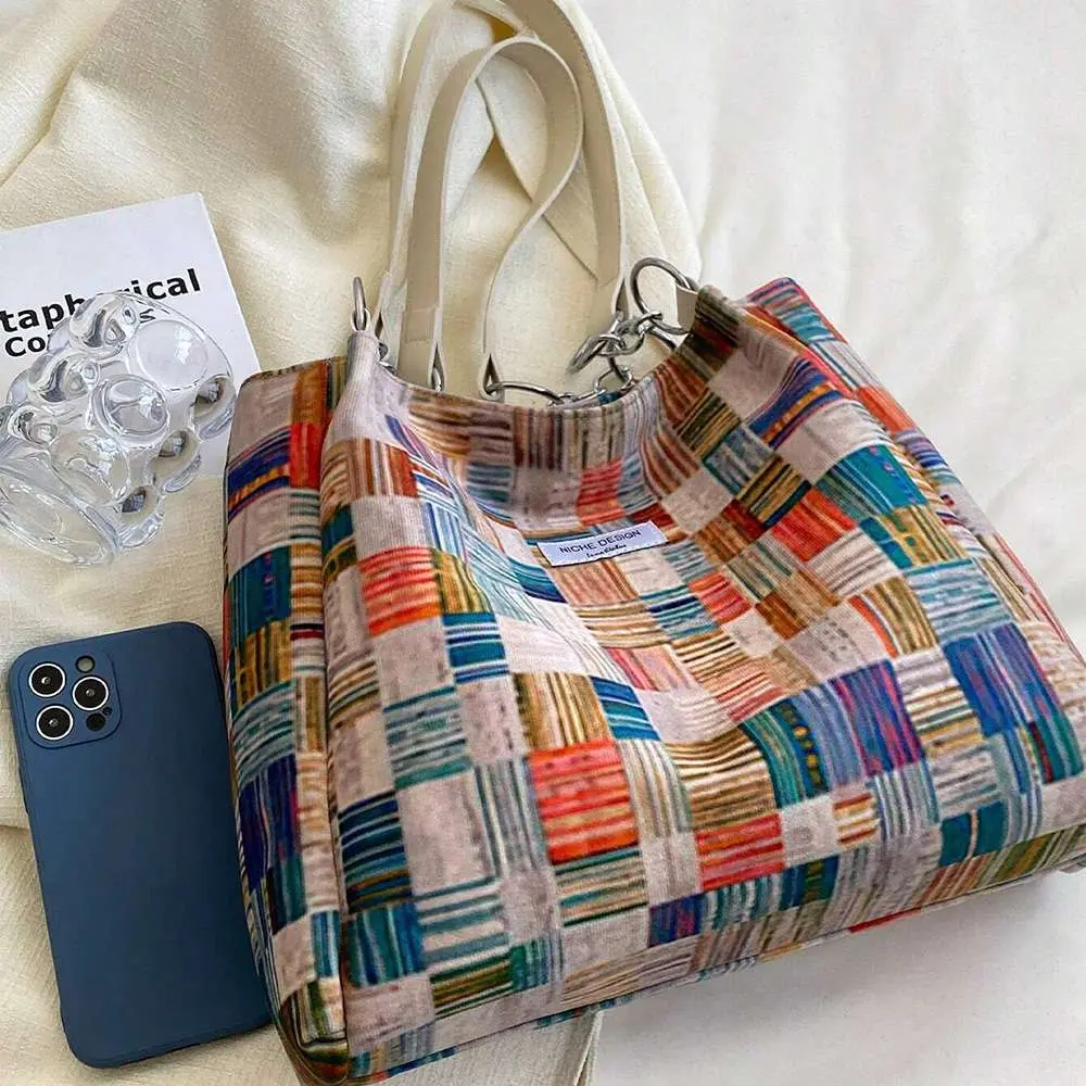 Ladies Tote Shoulder Nice Design Bag Premium Quality Large Capacity Handbag - Image 2