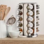 Glass Jar Stainless Steel Spice Box Large Capacity Premium Quality