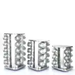 Glass Jar Stainless Steel Spice Box Large Capacity Premium Quality