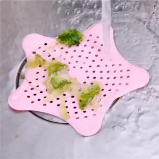 4 Pieces Set Kitchen Sink Filter Star Sink Filter