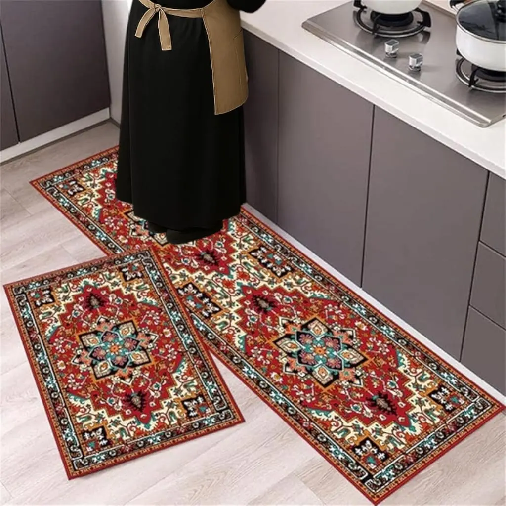 Non-Slip Kitchen Floor Mat Set Washable High Quality Mat - Image 4