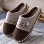 Little Bear Winter Cotton Slippers