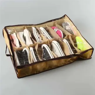 12 Grid Shoe Storage Bag