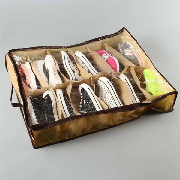 12 Grid Shoe Storage Bag