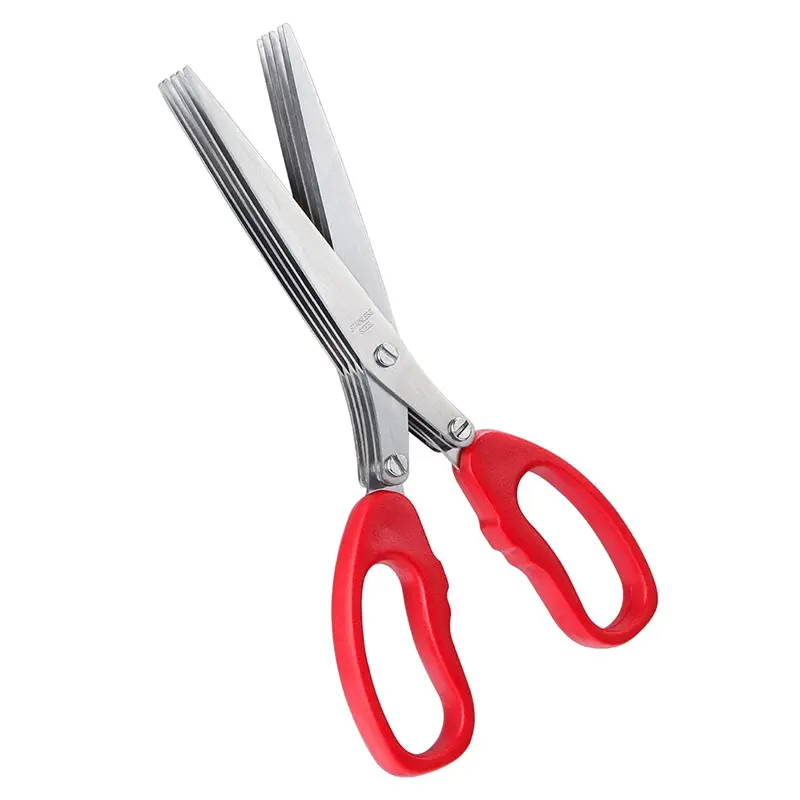 Multi-Functional Stainless Steel Five Blade Kitchen Scissor - Image 3