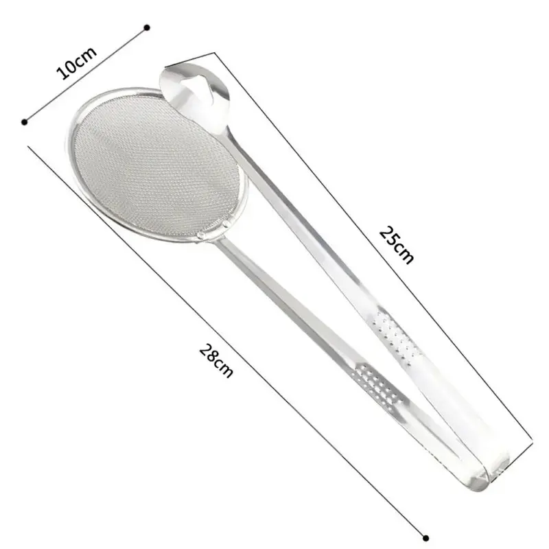 Oil Strainer Clip Stainless Steel Oil Spoon - Image 2