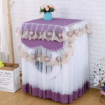 Lace Ruffles Floral Washing Machine Cover