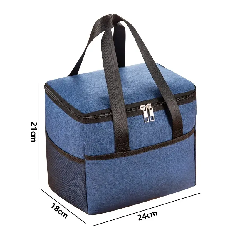 Square Aluminum Insulated Lunch Bag - Image 9