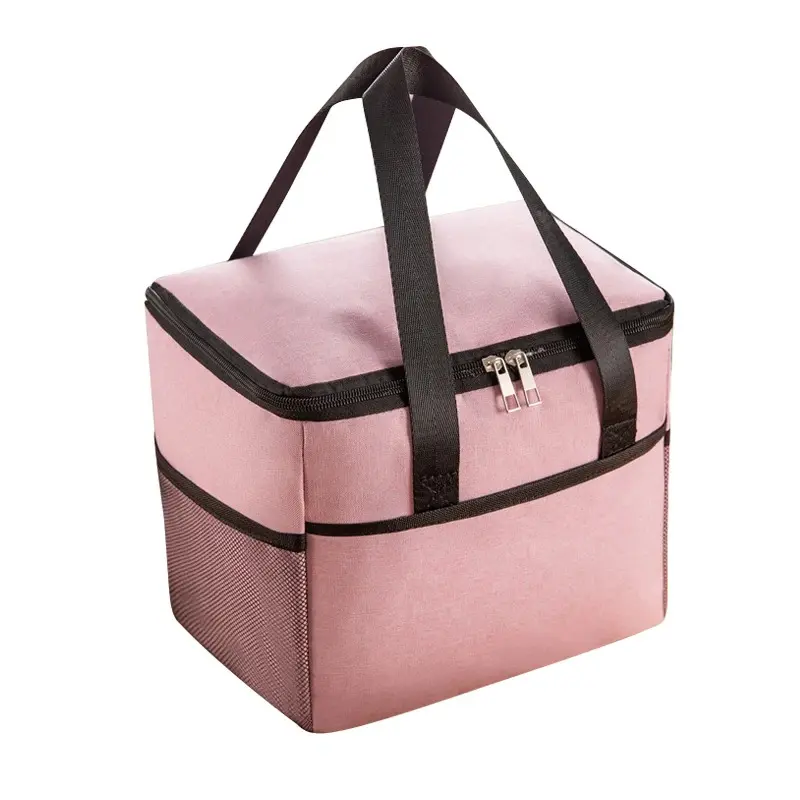 Square Aluminum Insulated Lunch Bag - Image 6