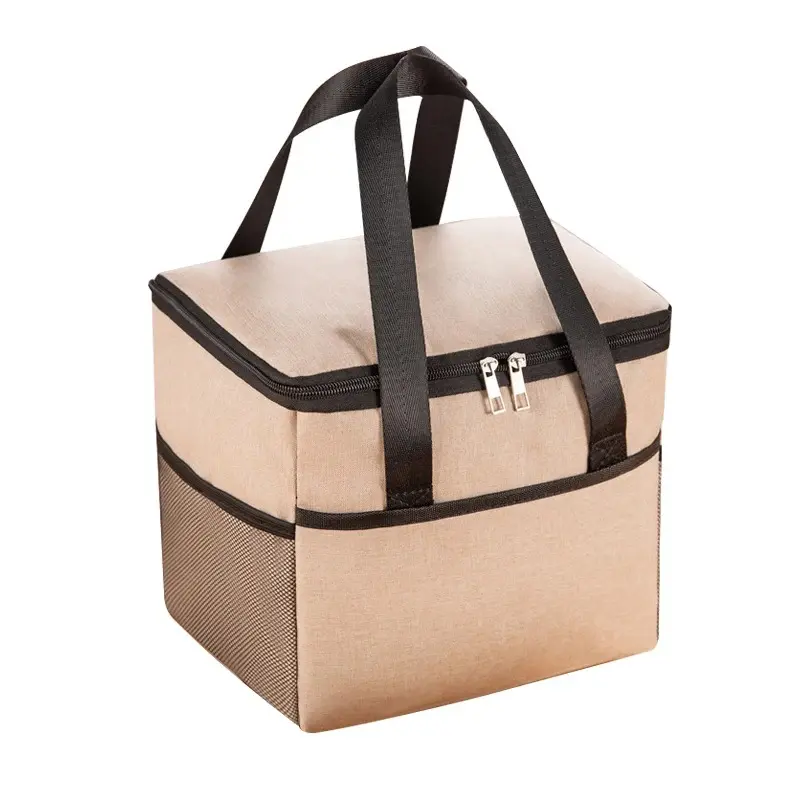 Square Aluminum Insulated Lunch Bag - Image 7