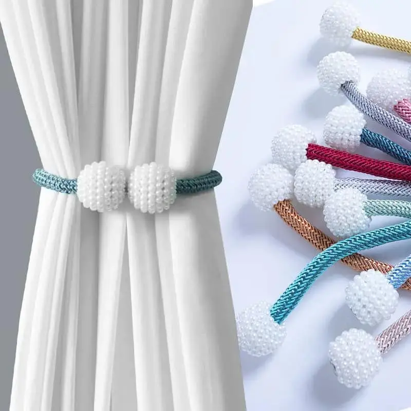 2pcs Magnetic Curtain Belt Curtain Holders
