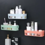 Adhesive Simple Bathroom Shelf
