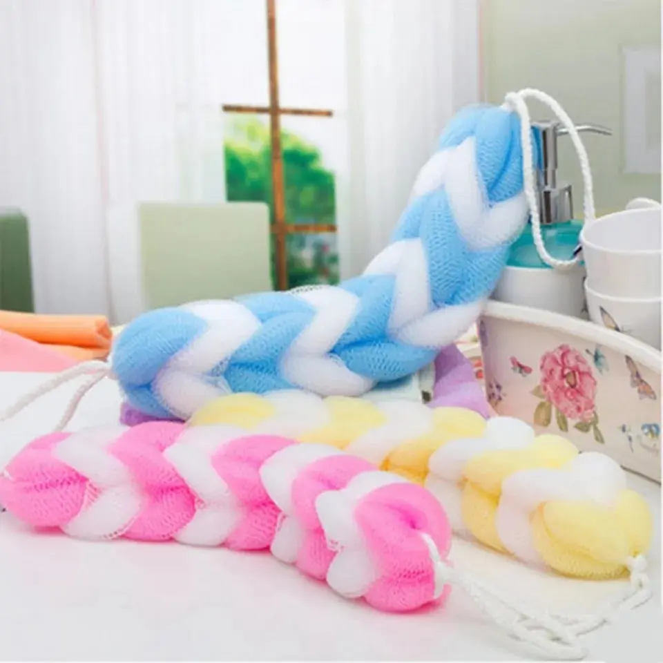 Back Strap Scrubber Bath Shower Brush