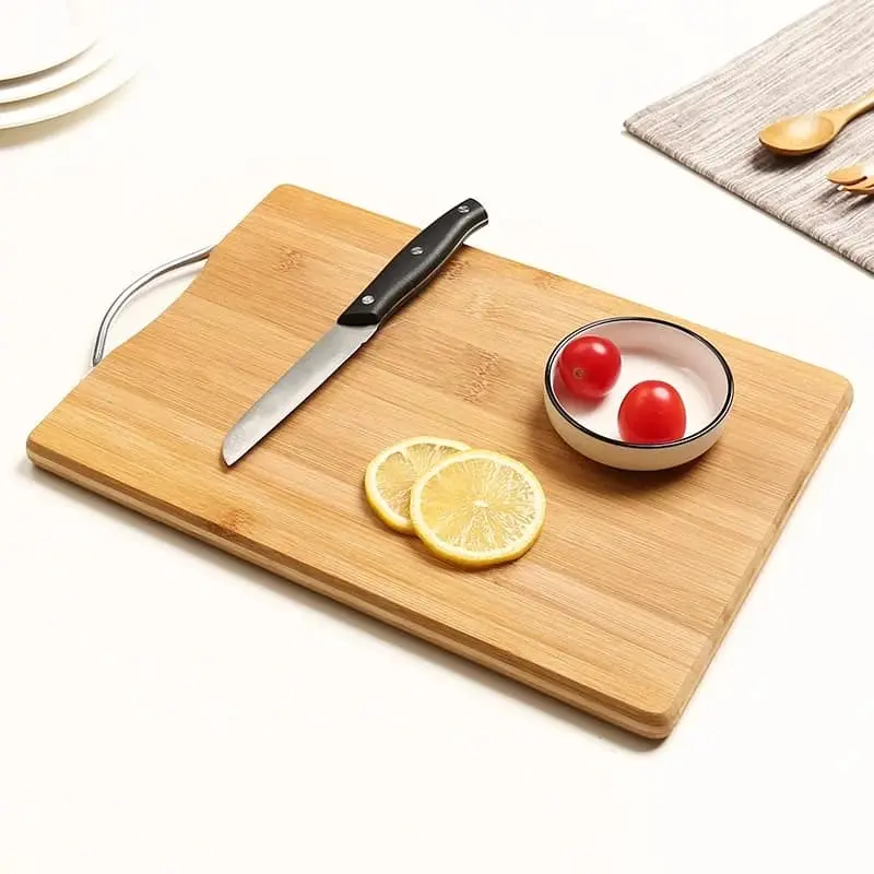 Bamboo Cutting And Chopping Board With Handle - Image 2
