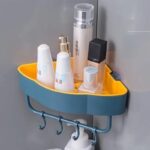 Bathroom Shelve Triangle With Towel Rack & Hook