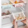 Fridge Drawer Shelf Plastic Organizer Kitchen Refrigerator Storage Rack