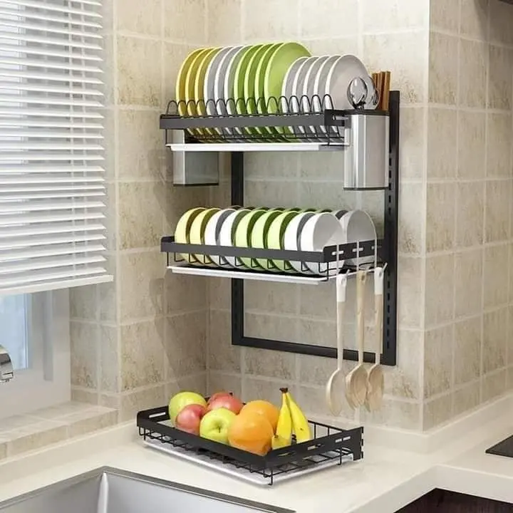 Wall Fitting Kitchen Dish Rack - Image 2