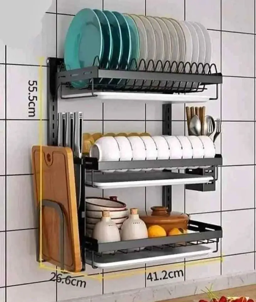 Wall Fitting Kitchen Dish Rack - Image 3