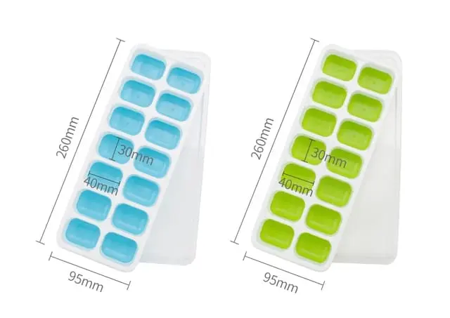 14 Grids Ice Cube Tray With Lid - Image 2