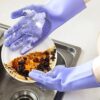 Silicone Dish Washing Hand Gloves