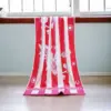 Floral Embossed Bathing Towel