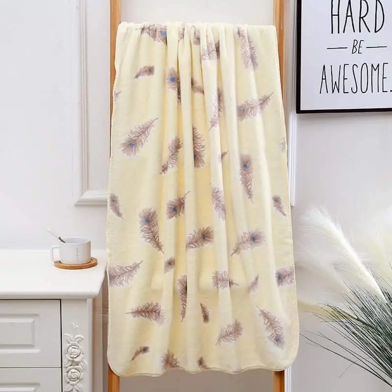 Kashful Printed Microfiber Absorbent Shower Bathing Towel - Image 6