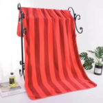 Soft and Absorbent Striped Bathing Towel