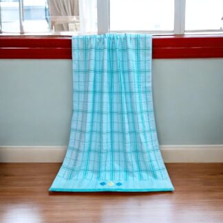 Vibrant Checkered Soft Bath Towel