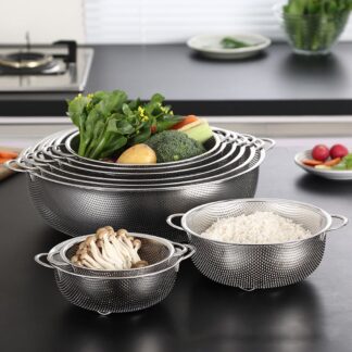 6pcs Set Mesh Strainer Drain Basket