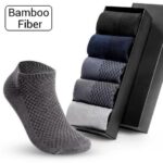 5 Pair Set Bamboo Fiber Socks