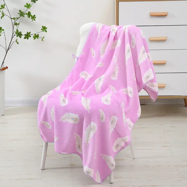 Kashful Printed Microfiber Absorbent Shower Bathing Towel - Image 10