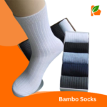 Luxury Bamboo Fiber 5 Pair Long Tube Socks Set