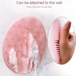 Wall Mounted Silicone Bath Brush & Scrubber