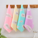 4pcs Set Mini Hand Towel Kashful Printed
