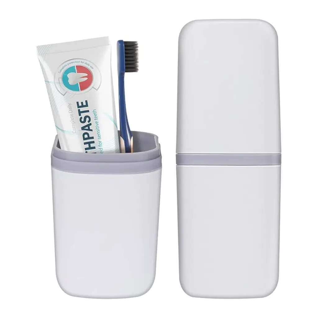 Solid Color Travel Toothbrush Holder - Image 2