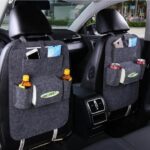 2 Pcs Car Back Seat Hanging Storage Bag with Multiple Pockets