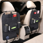 2 Pcs Car Back Seat Hanging Storage Bag with Multiple Pockets