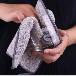 5pcs Soft Microfiber Cleaning Kitchen Towel