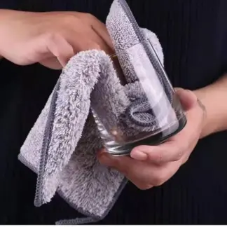 5pcs Soft Microfiber Cleaning Kitchen Towel
