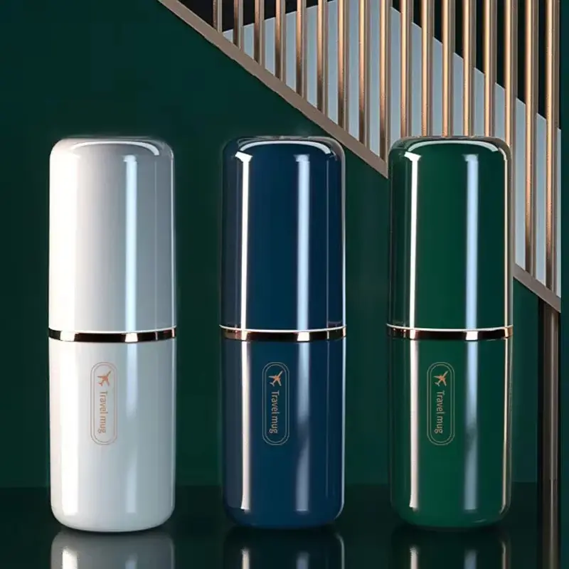 Compact Toothbrush Holder with Built-in Cups - Image 4