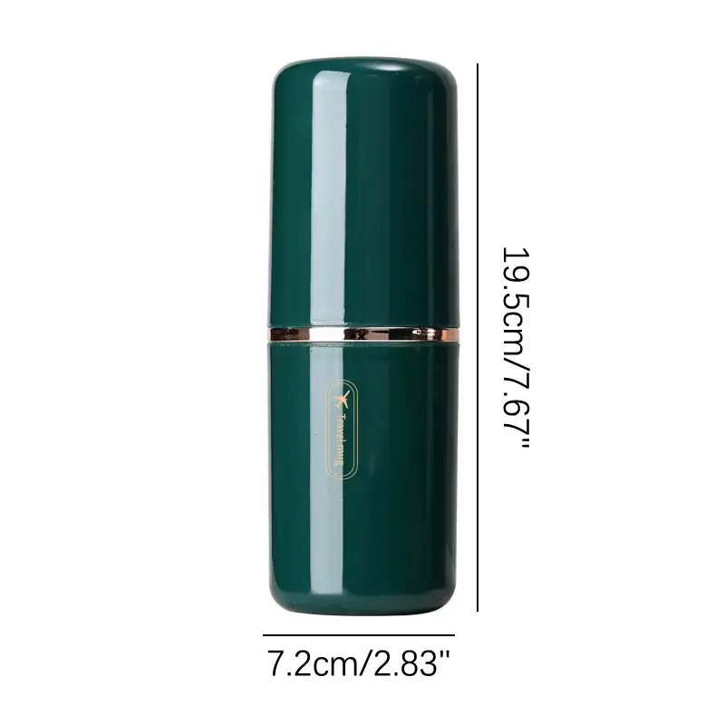 Compact Toothbrush Holder with Built-in Cups - Image 6