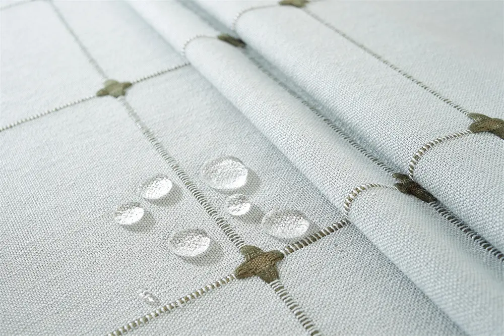 Geometric Grid Tassel Tablecloth Modern Dining Table Cover - Image 6
