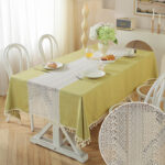 Lace Runner Style Dining Table Cover Elegant Decorative Luxury Tablecloth