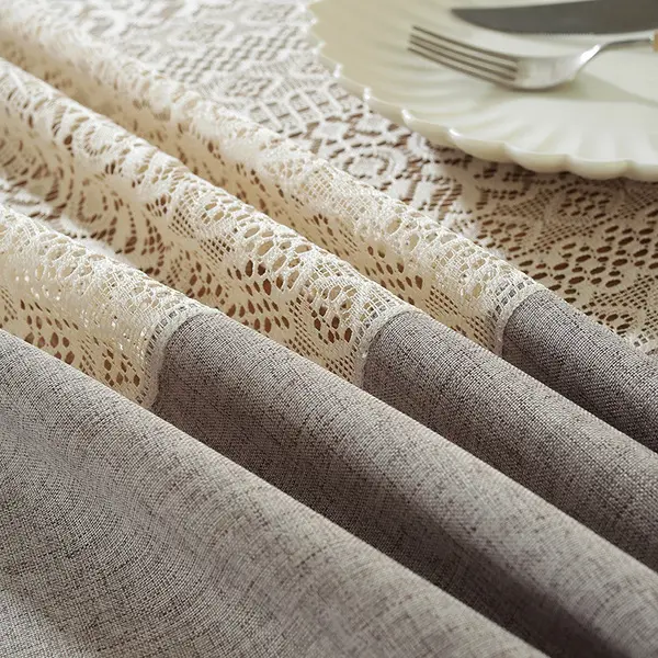 Lace Runner Style Dining Table Cover Elegant Decorative Luxury Tablecloth - Image 6