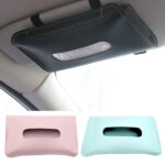 PU Leather Car Tissue Holder for Sun Visor or Back Seat
