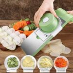 Stainless Steel Vegetable Cutter with 5 Interchangeable Blades