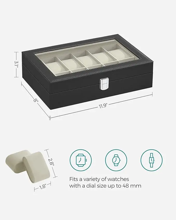 PU Leather Watch Box - Image 6